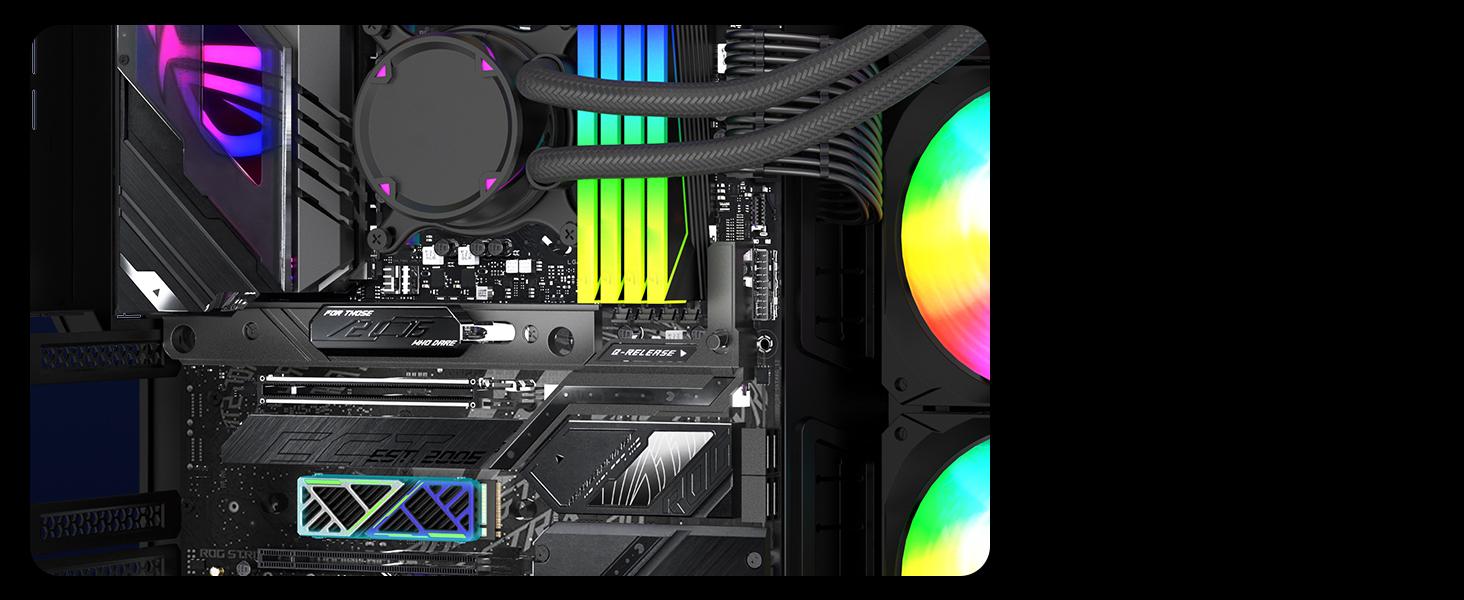 Радіатор охолодження для SSD M.2 JEYI, мідні ребра з алюмінієвою рамкою, пасивне охолодження, Finscold – 1.7 мм (Dazzcold006)