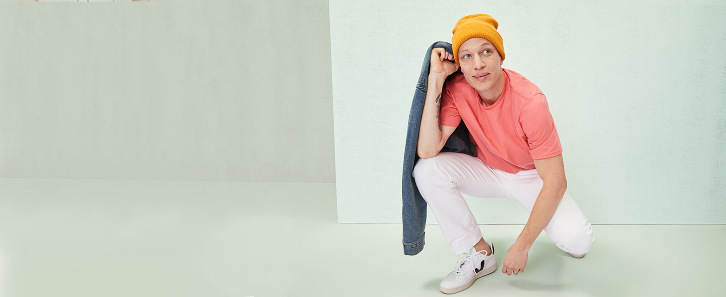 Чоловіча в'язана жилетка Amazon Essentias з капюшоном та коміром-шарфом (M, Чорний)