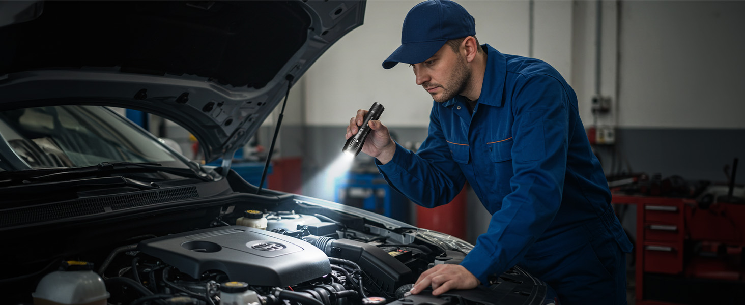 LED ліхтарик Gearlite 2 шт., 2000 люмен, 5 режимів, IP65, водонепроникний, для кемпінгу, туризму, дітей, чорний