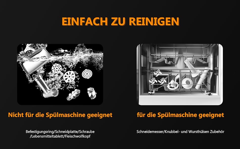 М'ясорубка електрична STANEW 4-в-1, 3500 Вт, 3 диски з нержавіючої сталі (4/8 мм, решітка), насадка для ковбас