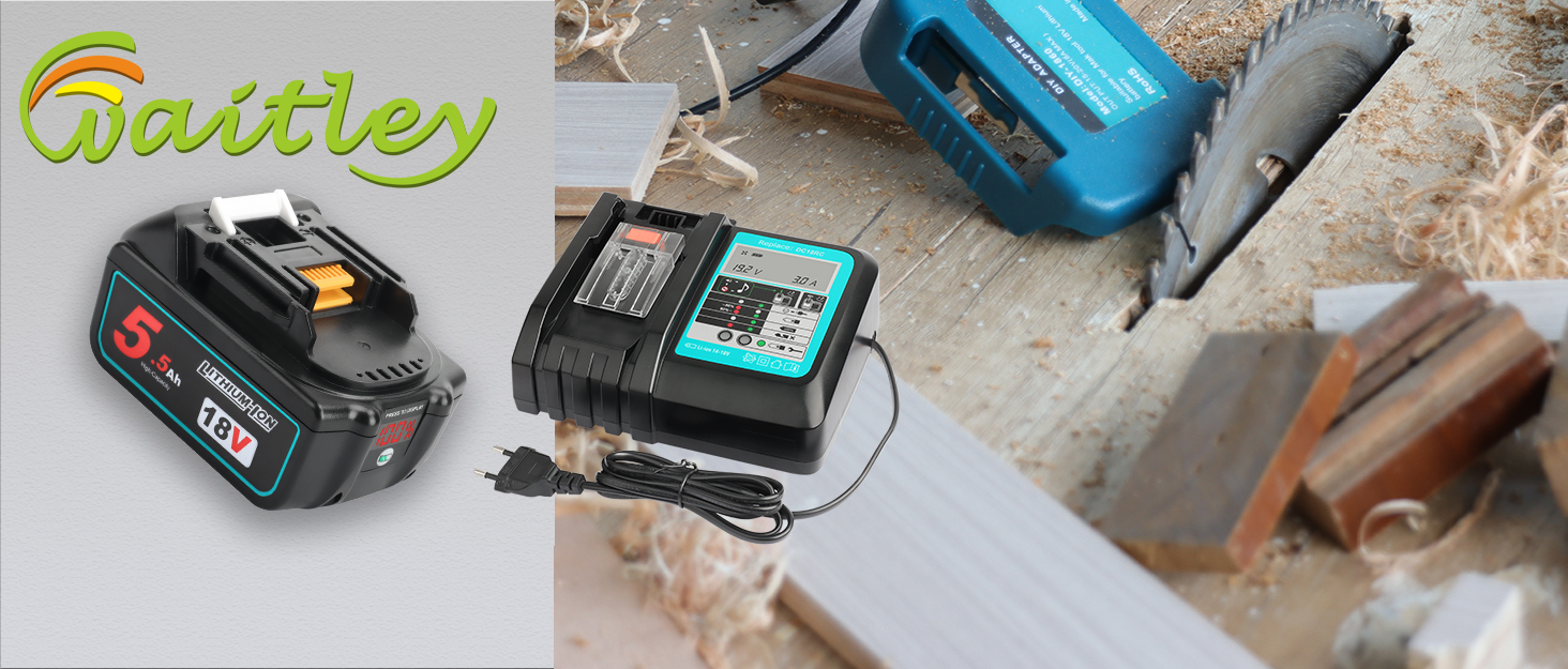 Акумуляторний повітродув сумісний з Makita 18V, для чищення ПК, прибирання снігу та листя