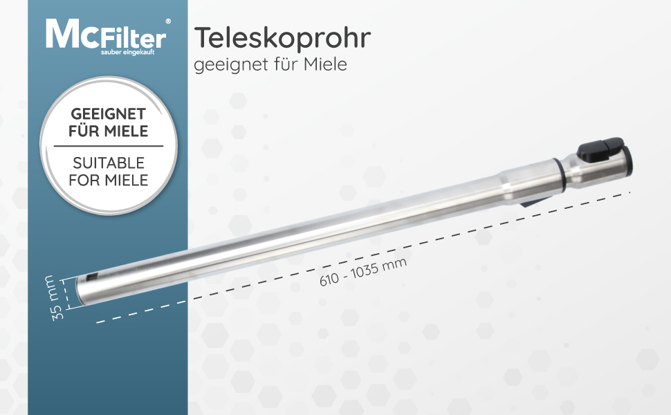 Набір фільтрів та насадок McFilter для пилососів Miele з діаметром труби 32/35 мм (12 шт.)