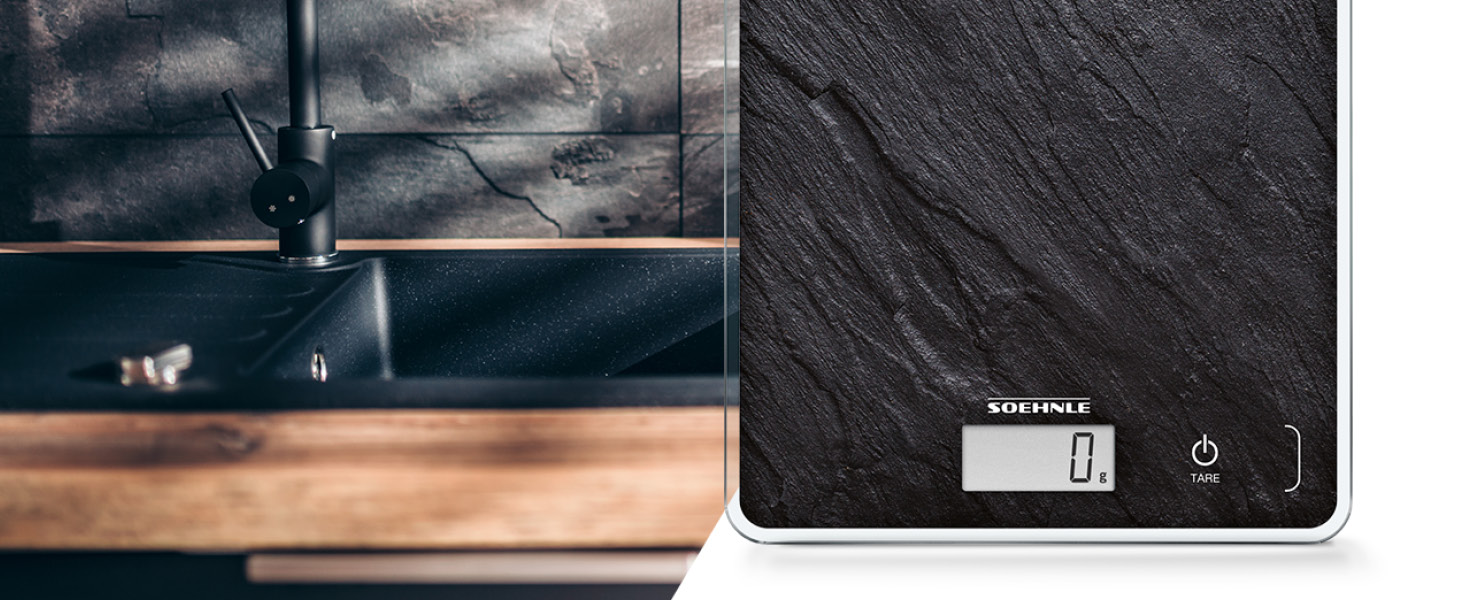 Кухонні ваги Soehnle Page Compact білі, цифрові ваги до 5 кг, LCD дисплей, функція тарування