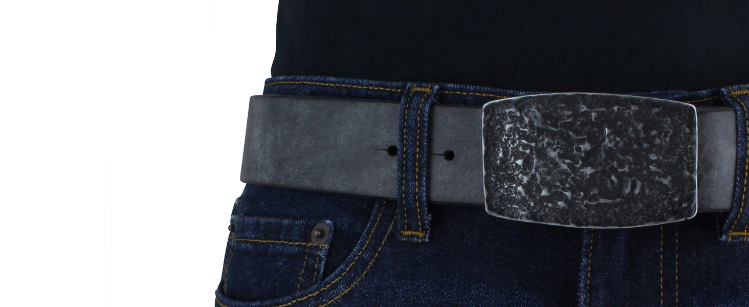 Жіночий ремінь Beltinger з велюру 4 см, сірий, срібна пряжка, 95 см (загальна довжина 110 см)