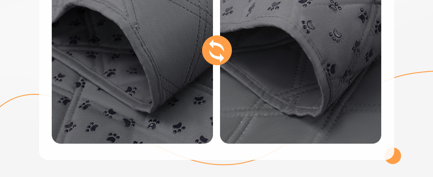 Водонепроникний килимок для собак Luciphia 76x178 см (світло-сірий) з протиковзкими точками для захисту дивану, ліжка та авто