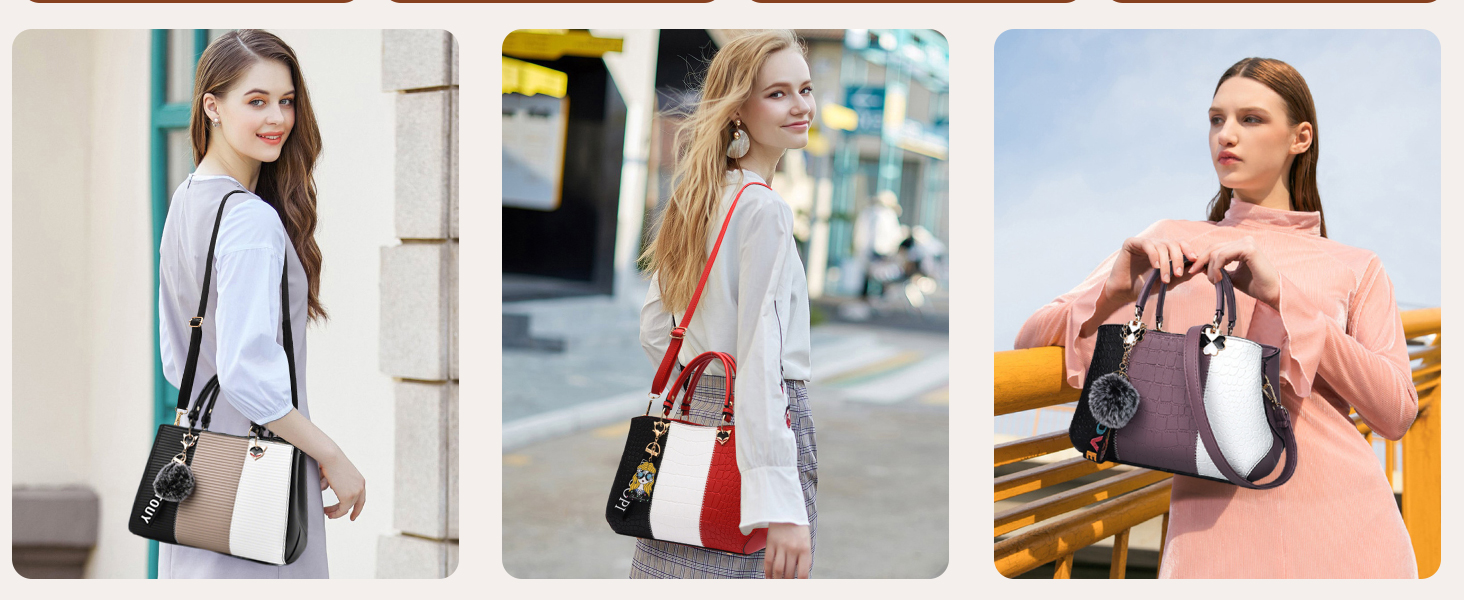 Сумка жіноча NICOLE & DORIS 2025 шкіряна чорна з пухнастим помпоном та знімним ремінцем через плече