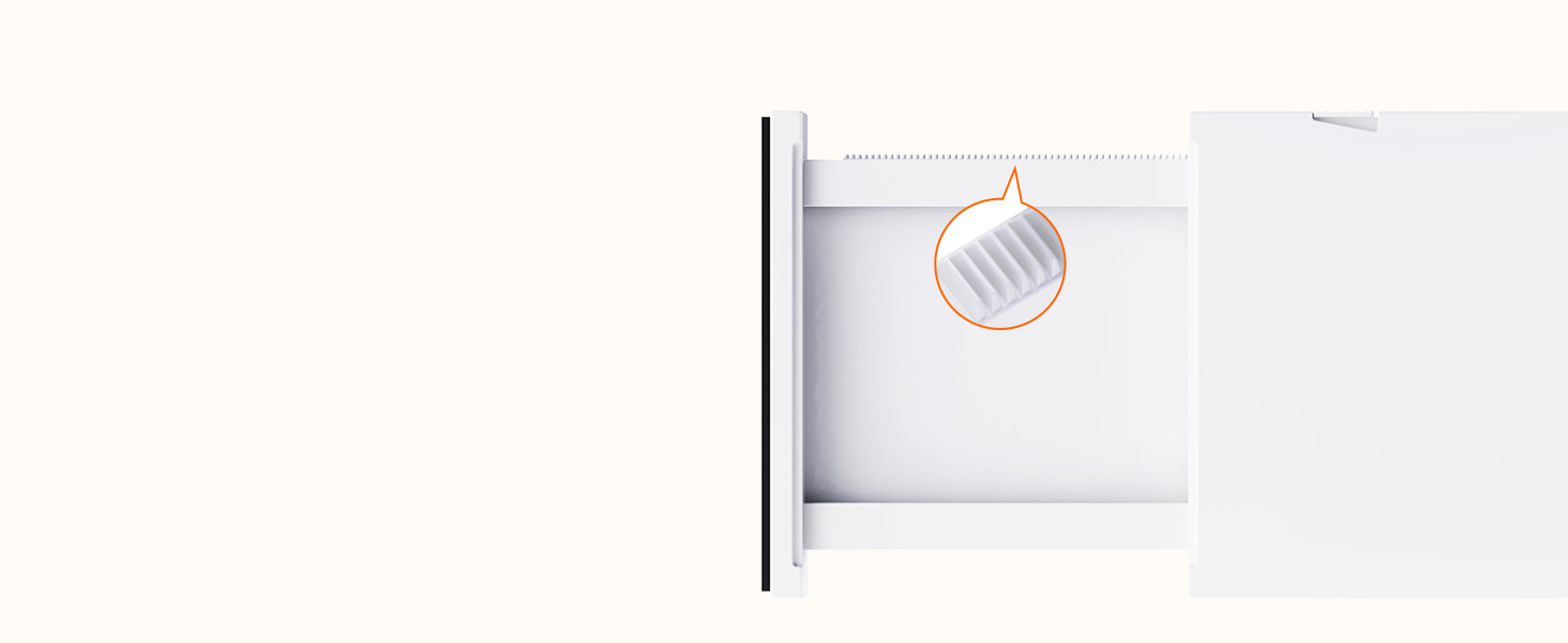 Lifewit Drawer Dividers Set, Plastic, for Internal Length 27–40cm & Height >10.5cm Drawers, Adjustable Organizer System for Closet/Bedroom/Dresser/Kitchen/Office, White (4, for Internal Length 34–50cm & Height ≥15.5cm)