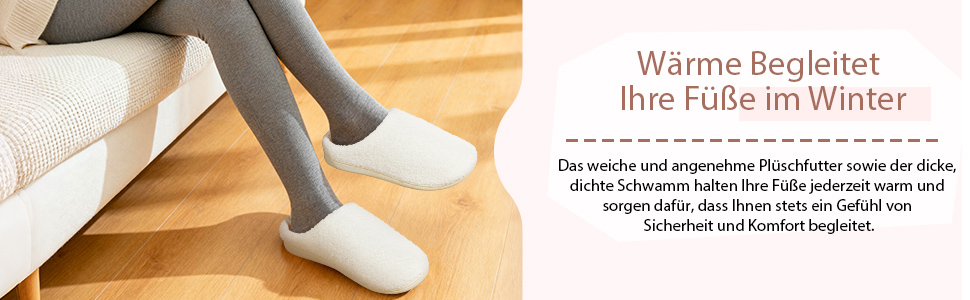 Жіночі домашні тапочки Anmerl з меморі-піною, теплі зимові тапочки з м'яким плюшевим підкладкою, антиковзаючі, 38/39 EU, Колір: Коричневий