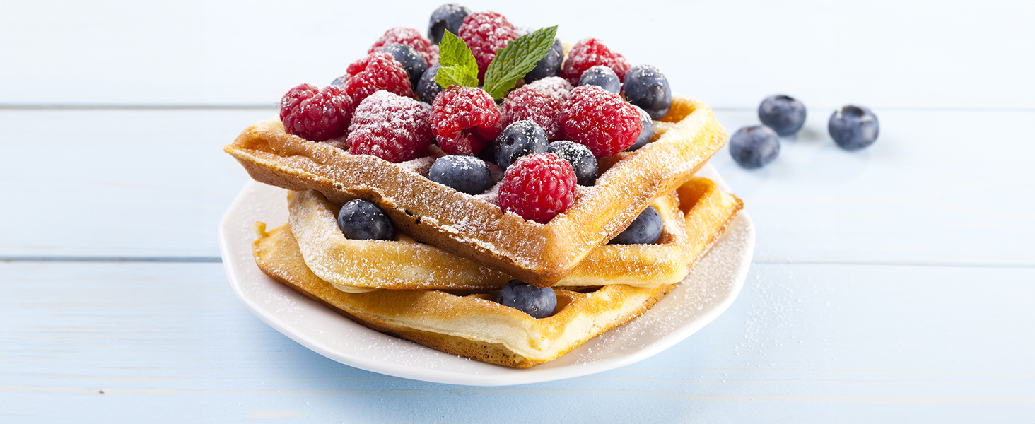 Ariete Party Time Waffle Maker - Non-Stick, 700W, Red