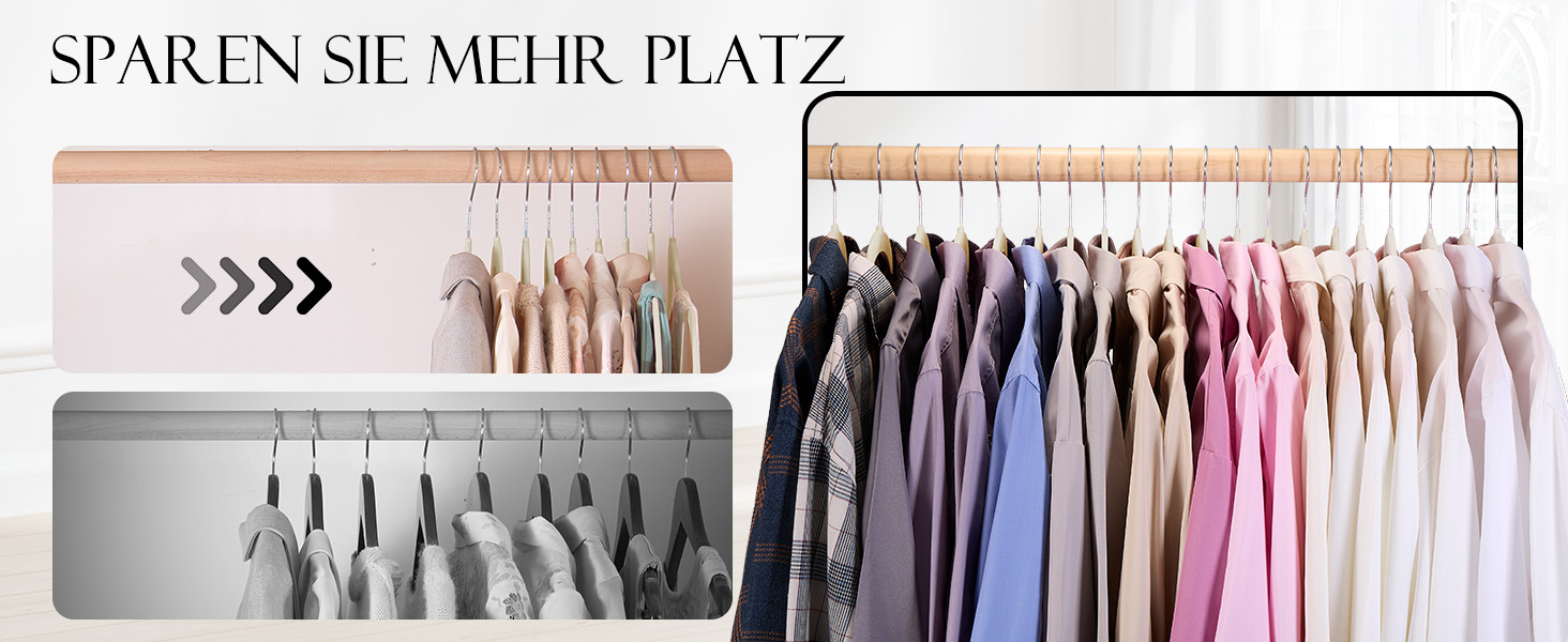 Набір вешалок для одягу HOUSE DAY, 50 шт., велюрова поверхня, нековзкі, обертаються на 360°, для сорочок, костюмів, пальто, светрів, штанів, білі