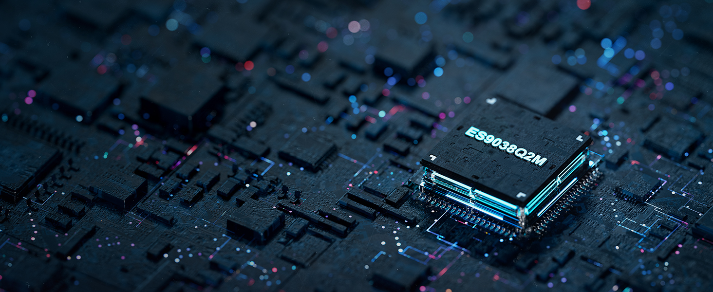 Портативний ЦАП/підсилювач навушників Fosi Audio DS1 з ES9038Q2M, підтримка PCM 32-bit/768kHz та DSD512, 3,5mm та 4,4mm виходи для Hi-Fi аудіо, USB ЦАП підсилювач для навушників