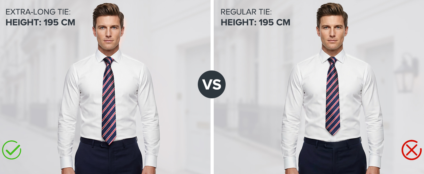 HISDERN Шовкова краватка для чоловіків 160 см, набір з кишеньковим хустинкою, для весілля та бізнесу, елегантний краватка (A1 Помаранчевий)