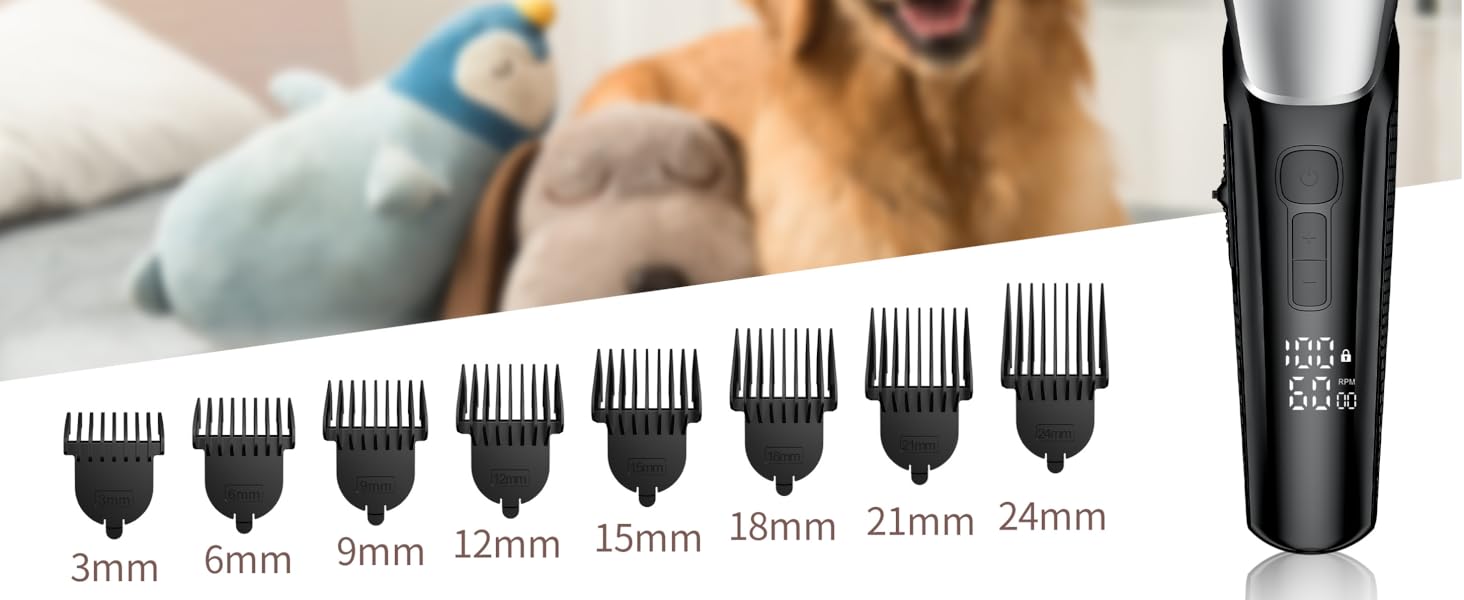 Набір для грумінгу тварин BarberBoss: професійна собача машинка для густого волосся, триммер для заплутаного хутра, безшумна та водонепроникна