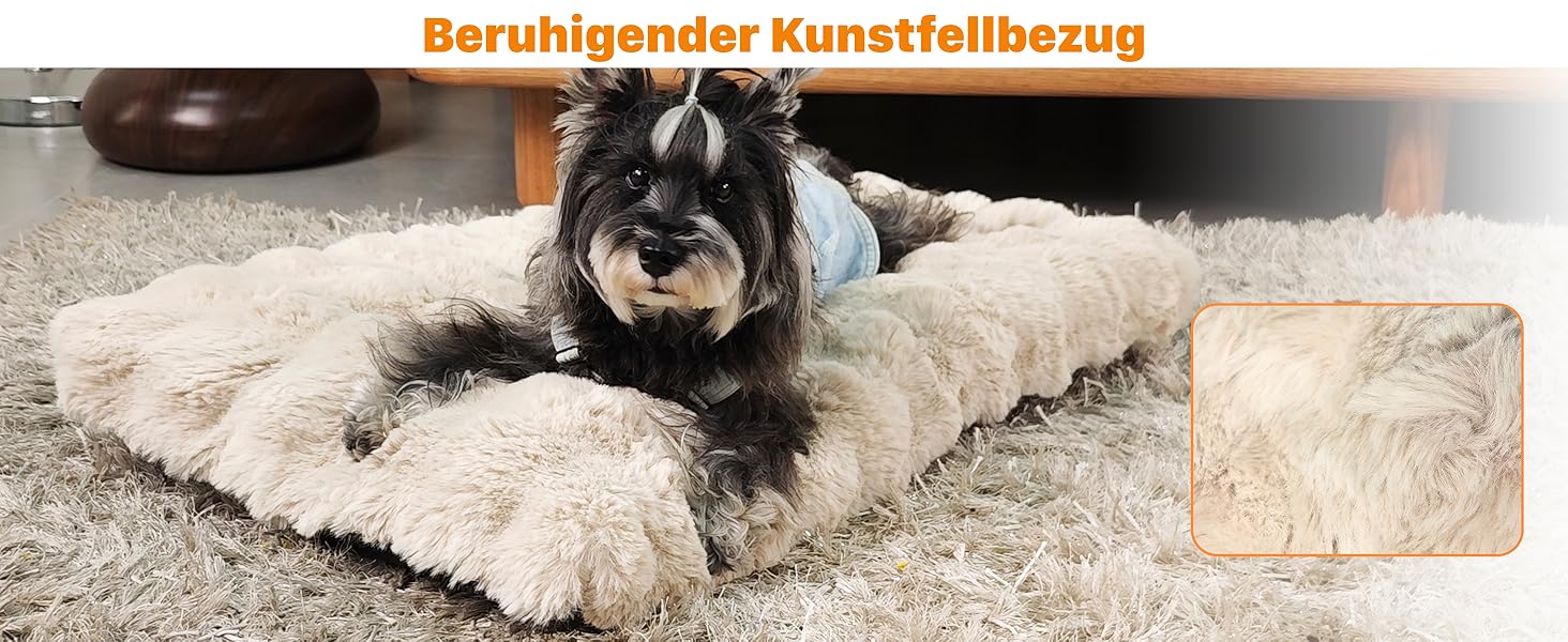 Крісло-ліжко для собак BingoPaw: м'яке, миється, велике, середнє, водонепроникне, антиковзаюче, бежеве, 90x60x10 см