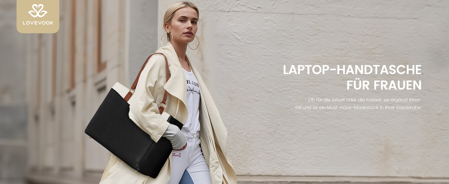 Сумка для ноутбука LOVEVOOK жіноча 15.6