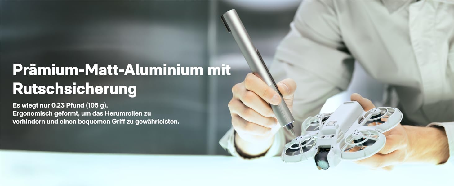 HOTO SNAPBLOQ™ S-A01 Міні Електричний Набір Викруток, Прецизійний Інструмент для Ремонту, 3 Регулювання Моменту, для Телефонів, Ноутбуків, Окулярів та Годинників