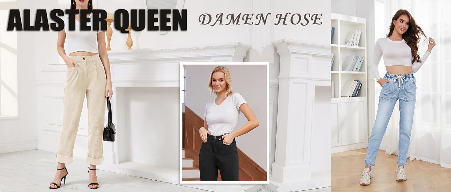 Джинси жіночі Alaster Queen Boyfriend з ефектом потертості, висока талія, блакитний денім, еластичні, розмір XXL