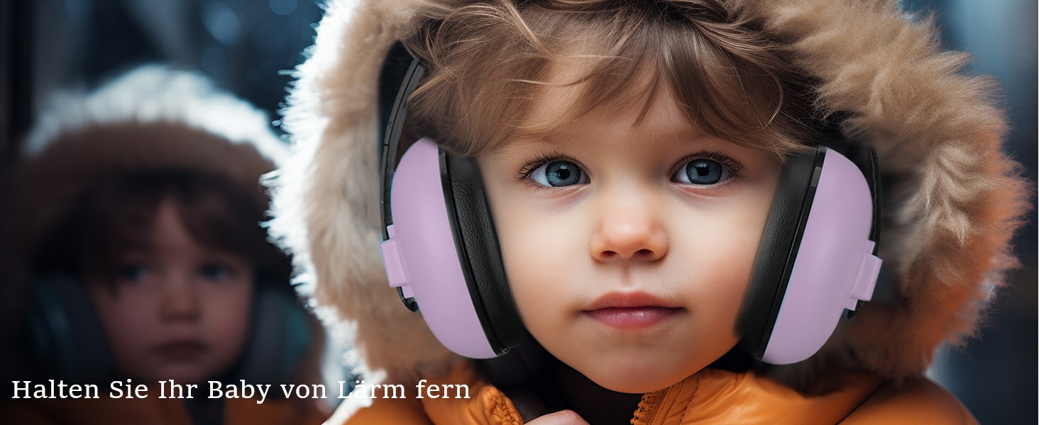 Навушники для захисту від шуму ProCase для немовлят та дітей до 36 місяців (рожеві)