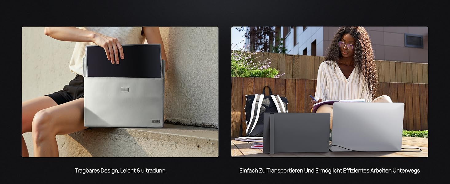 Портативний монітор ARZOPA 16.1' 2.5K 180Hz (2560x1440) HDR10, Space Grey (Z3FC/180HZ)