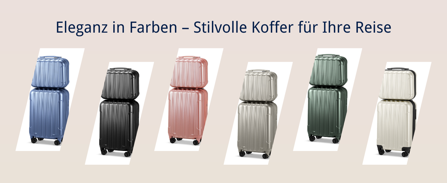 Набір валіз LEADZM 3 шт. з колесами, великий, жорсткий, з ABS+PC, телескопічна ручка, ручна поклажа (М'ятно-зелений)