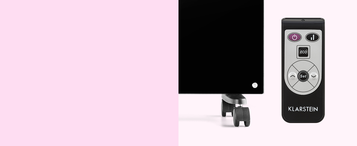 Електричний конвектор Klarstein: мобільний нагрівач з термостатом, 2000 Вт