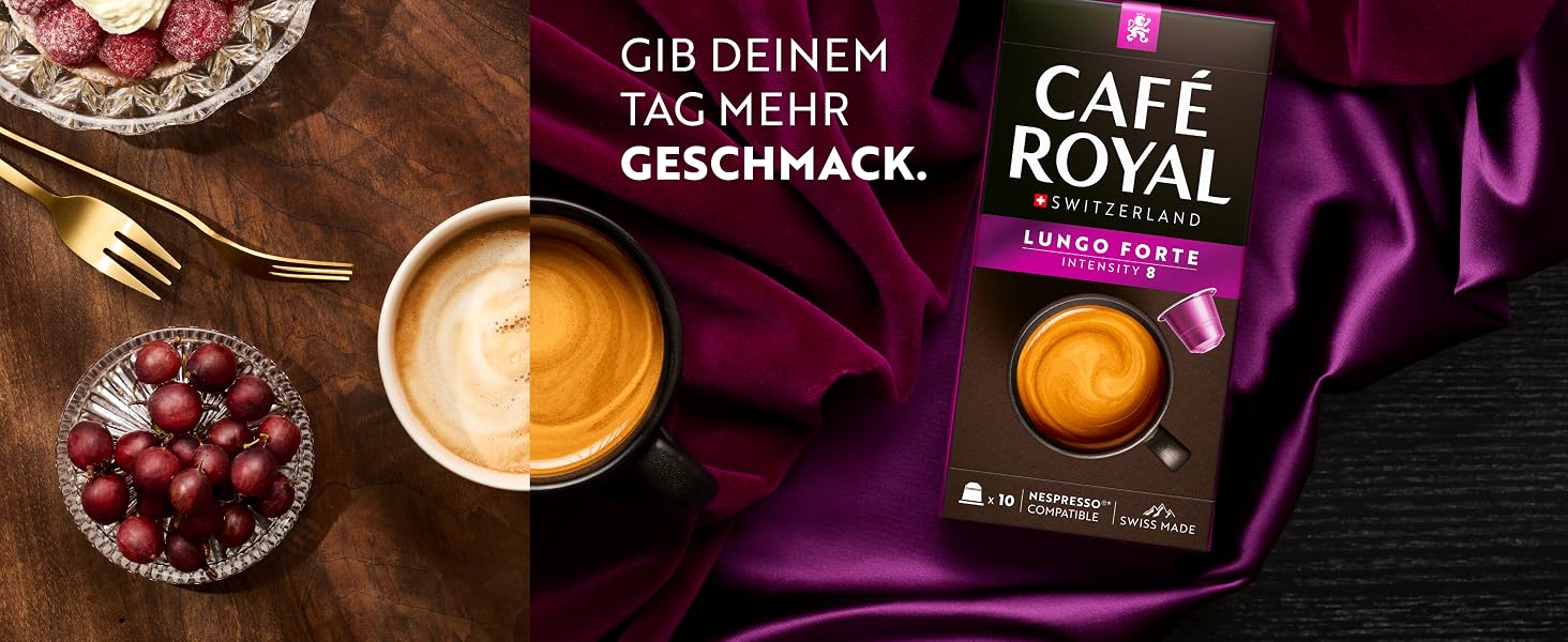 Кава Café Royal Hazelnut (фундук), декафеїнована, сумісна з Nespresso®, 100 капсул (Lungo)