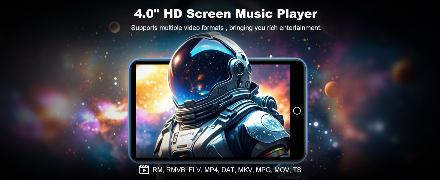 MP3 плеєр 80GB з Bluetooth та WiFi, 4.0