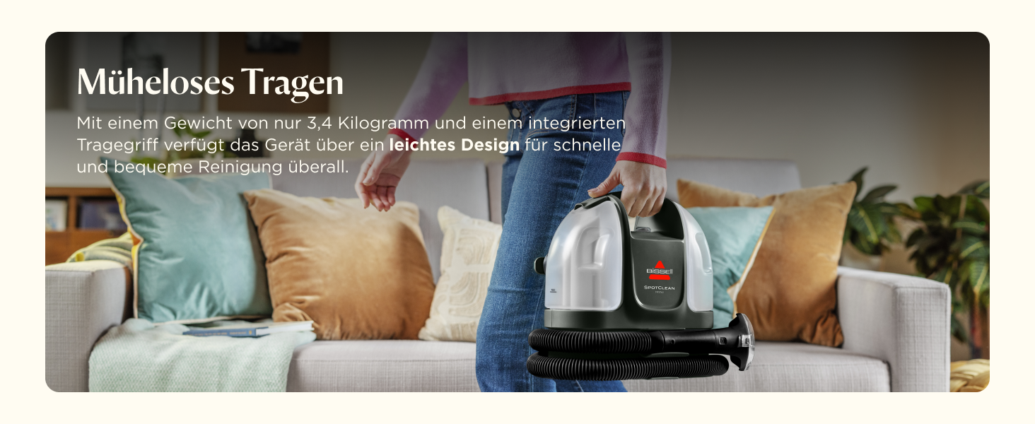 Портативний мийник для килимів Bissell SpotClean Mini 41491 - для дому, авто, човнів та диванів