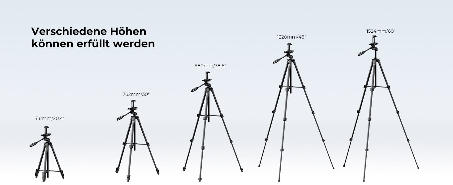 Штатив K&F Concept NT510: легкий штатив 152 см з Bluetooth пульт для Canon, Nikon, Sony та смартфонів
