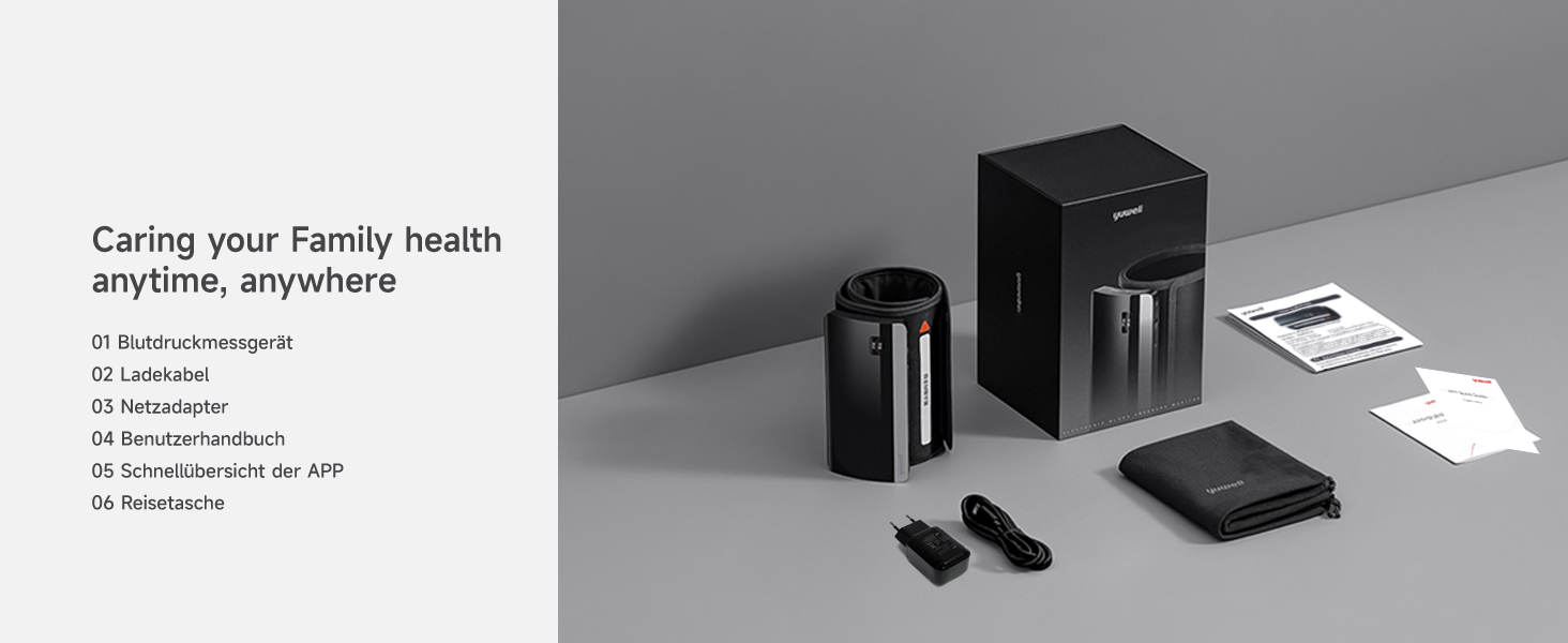 Smart тонометр Yuwell YE630CR: цифровий, з Bluetooth, мовлення, акумулятор, для дому та відпочинку