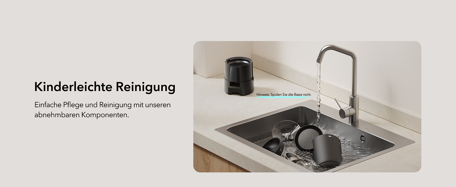 Автомат годування котів PETLIBRO з Wi-Fi, чорний, 2L, з мискою з нержавіючої сталі