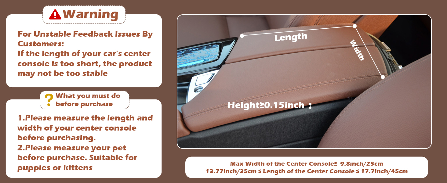 Автокрісло для собак та котів, до 6 кг, знімний та миючий чохол, для середньої консолі, замша