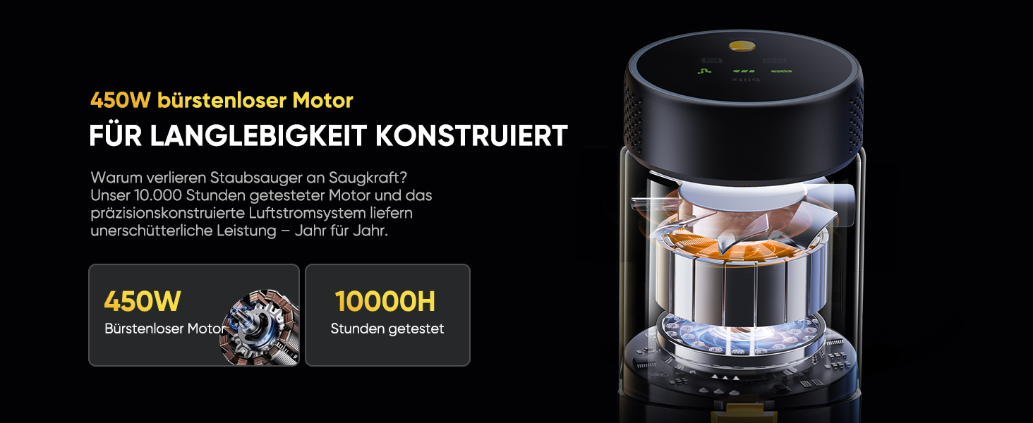 Бездротовий пилосос Vexilar V12: 50 хв роботи, 50 кПа, 450 Вт, LED-дисплей, зелене підсвічування, антизаплутувальна щітка. Ідеально для дому, авто, видалення шерсті тварин.