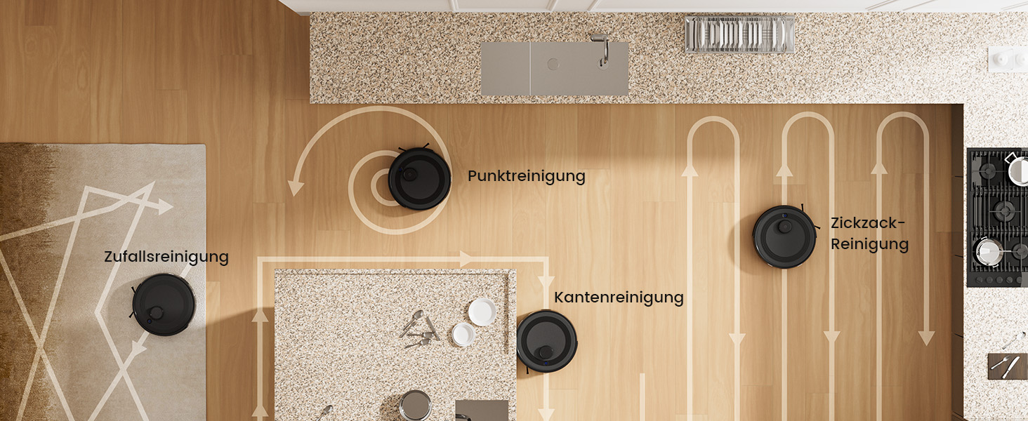 Робот-пилосос LEFANT M210PG з пультом дистанційного керування, потужність 2200Pa, для видалення шерсті тварин, з базою для зарядки, сумісний з Alexa та керуванням через додаток, час роботи 120 хвилин