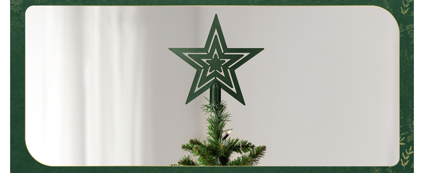 Набір ялинкових прикрас SOLEDI® 128 шт. Преміум якість, пластикові кулі білого кольору з зіркою, міцні та безпечні, набір прикрас з гачками, кольорові ялинкові кулі, багаторазовий декор на Різдво (зелений)