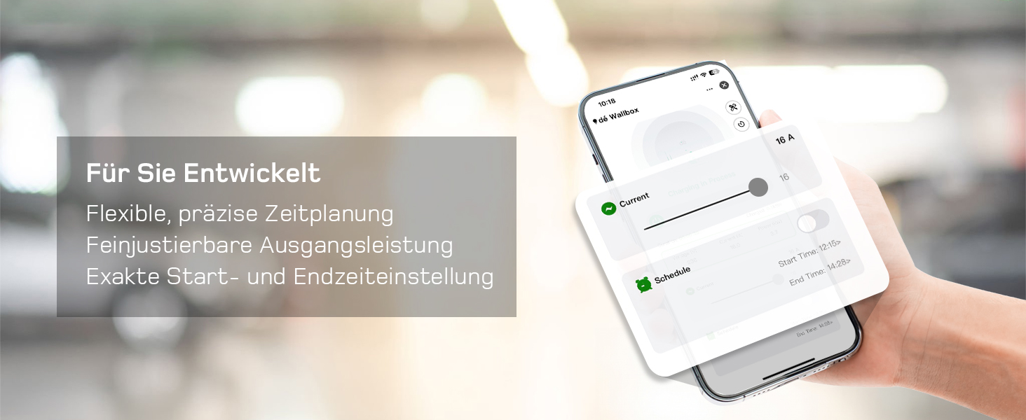 Кабель для зарядки електромобіля Type 2 Schuko з LCD дисплеєм, 3.7kW, 7м, 6-16A, 1-фазний, чорний