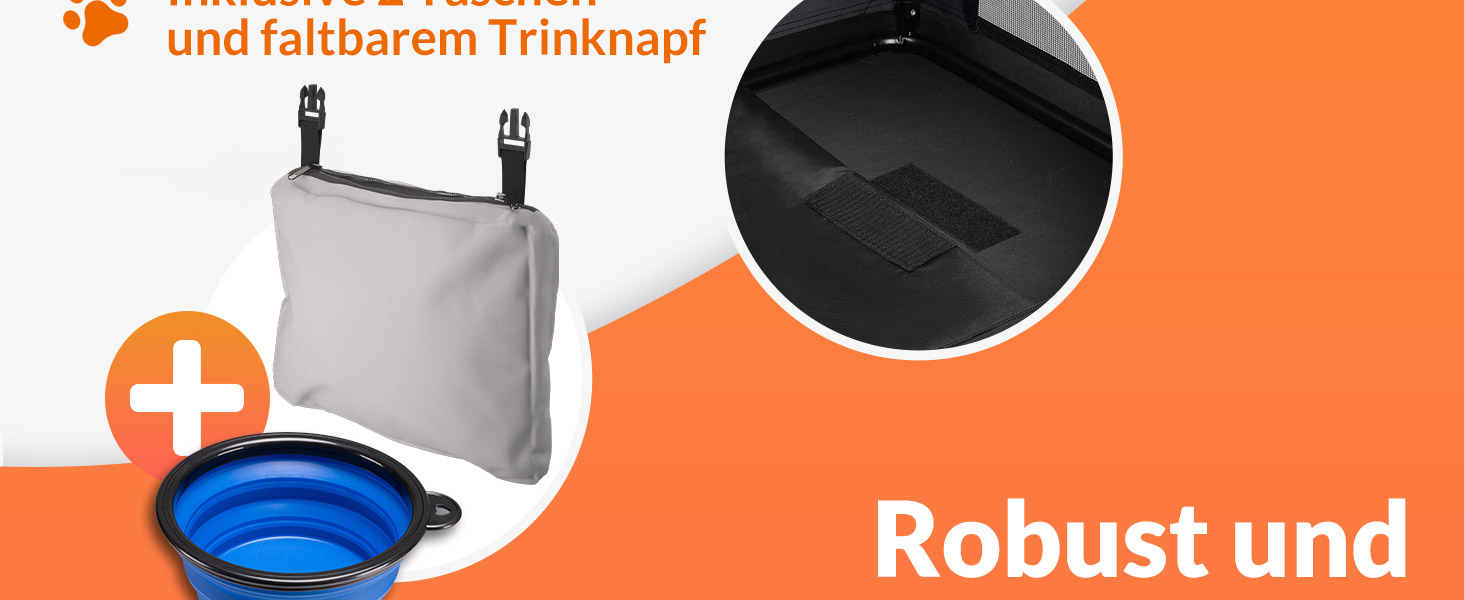 Кія для собак XXL 90x60x66 см, складана, дихаюча, міцна, сіра - переноска для собак, транспортна сумка