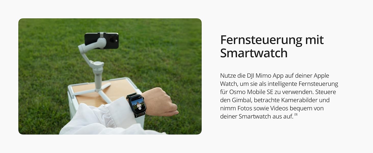 Стабілізатор DJI Osmo Mobile SE з підсвічуванням, 3-осьовий, для смартфонів, з ShotGuides та ActiveTrack 6.0, для зйомки Vlog