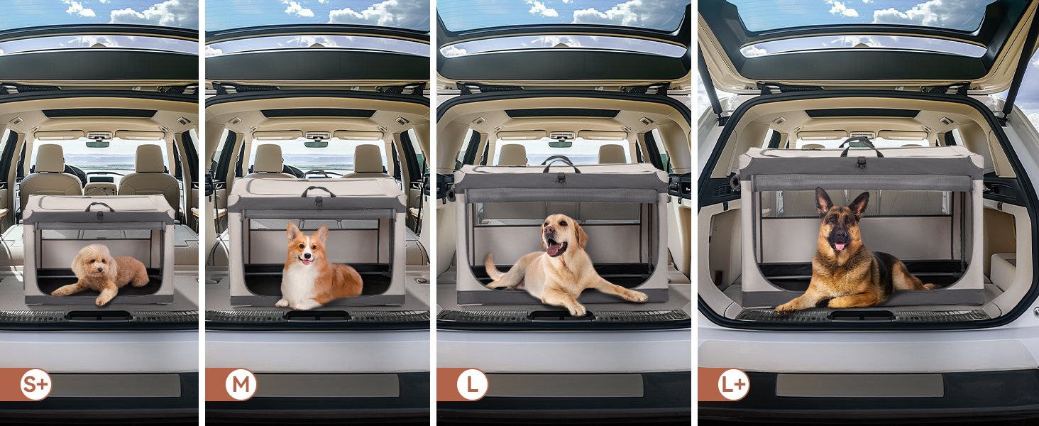 Складана переносна собача будка для великих собак, сіра, XL. Зручна переносна будка-транспортер з алюмінієвим каркасом для дому та подорожей