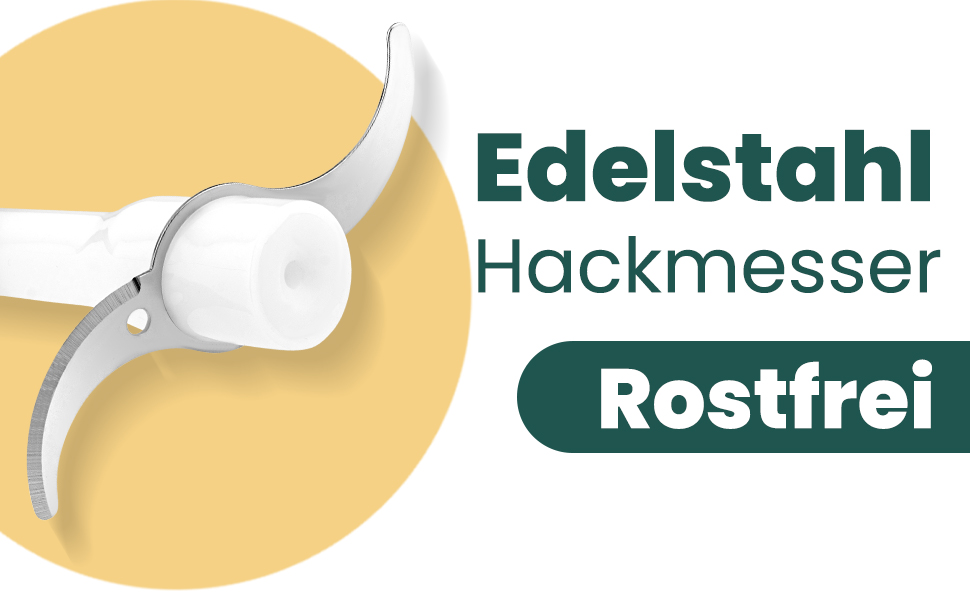 Електричний дрібник Clatronic MZ 3579: 250W, нержавіюча сталь, 1л, подрібнення льоду, білий