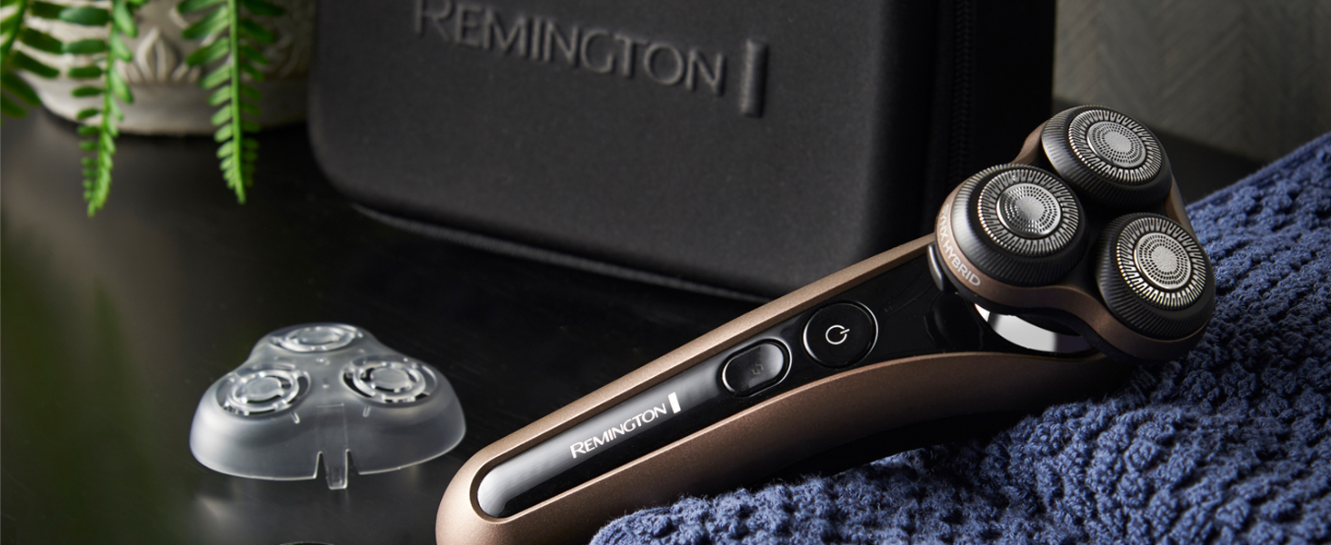 Електричний голчастий верстат Remington X5 (XR1755) з гібридною системою SynX: для чоловіків, гоління мокрою та сухою, з тримером, бронзовий