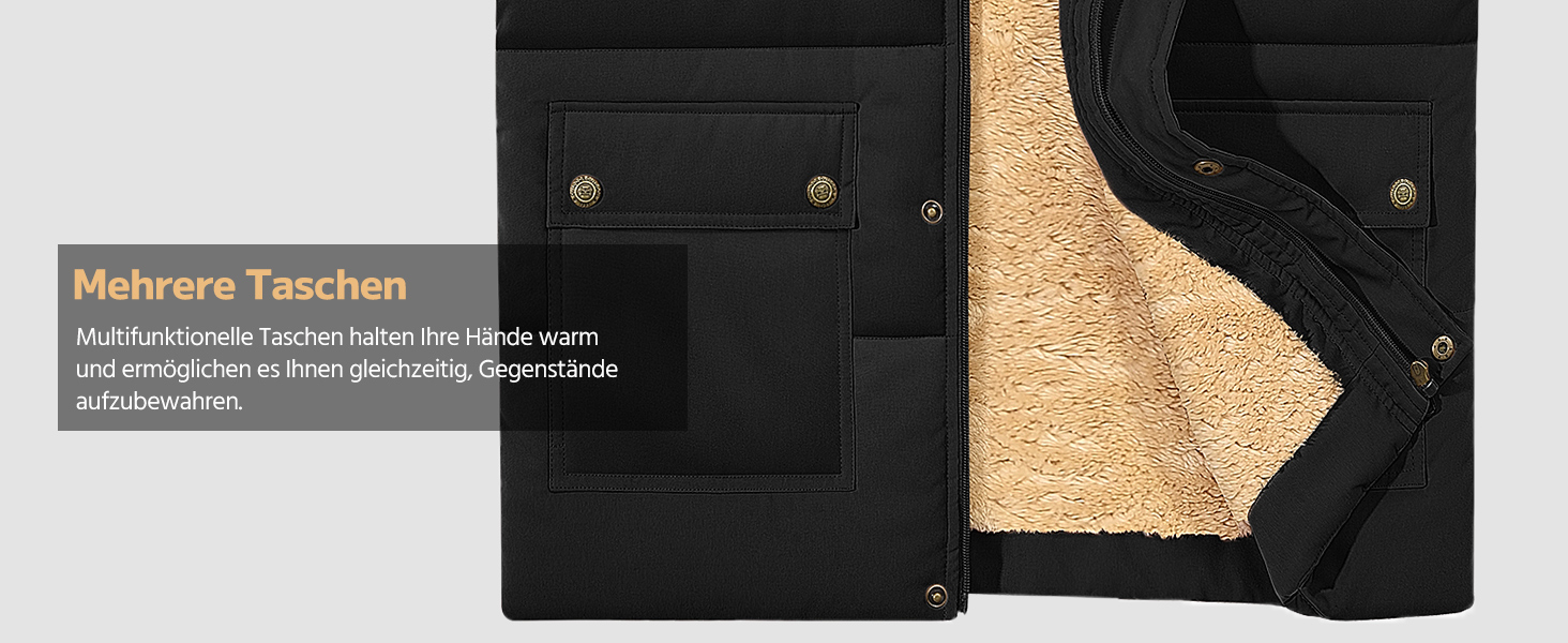 Чоловіча степкова жилетка Lonya Weste: тепла, водонепроникна, з флісовою підкладкою та кишенями. Ідеальна для активного відпочинку та роботи. Розмір M