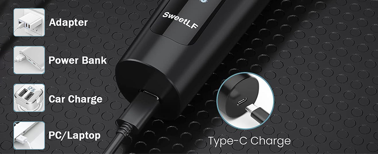 Електричний чоловічий бритва SweetLF з прецизійним тримером, мокрий/сухий, 5D ротаційний, перезаряджуваний, з блокуванням від перенесення, бездротовий (чорний)