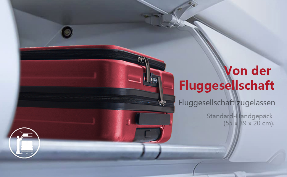 Набір валіз TydeCkare 20/28' (55/66/76 см): 3 валізи, ABS+PC, з TSA замком, оранжевий (виноградний)