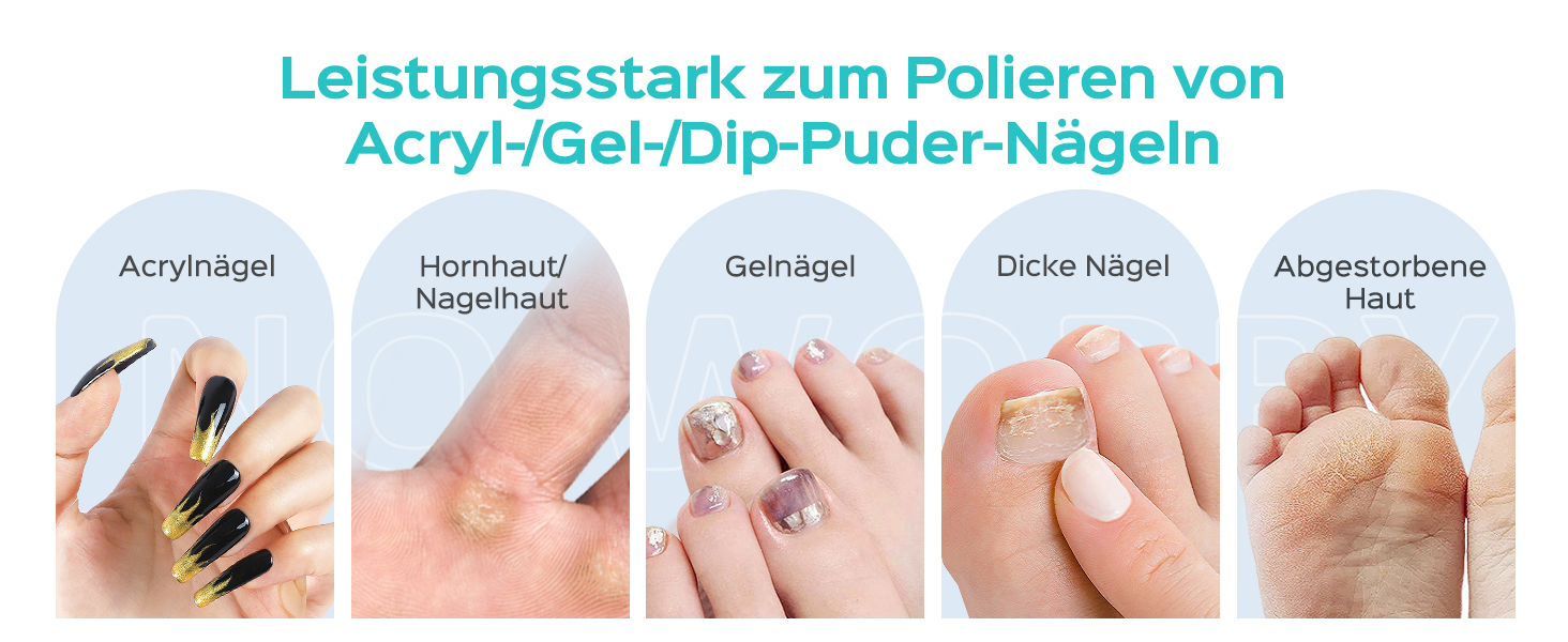 Професійний набір для манікюру та педикюру Coslus: електрична фрезер з регулюванням швидкості, світлом, металевими насадками та USB-C зарядкою