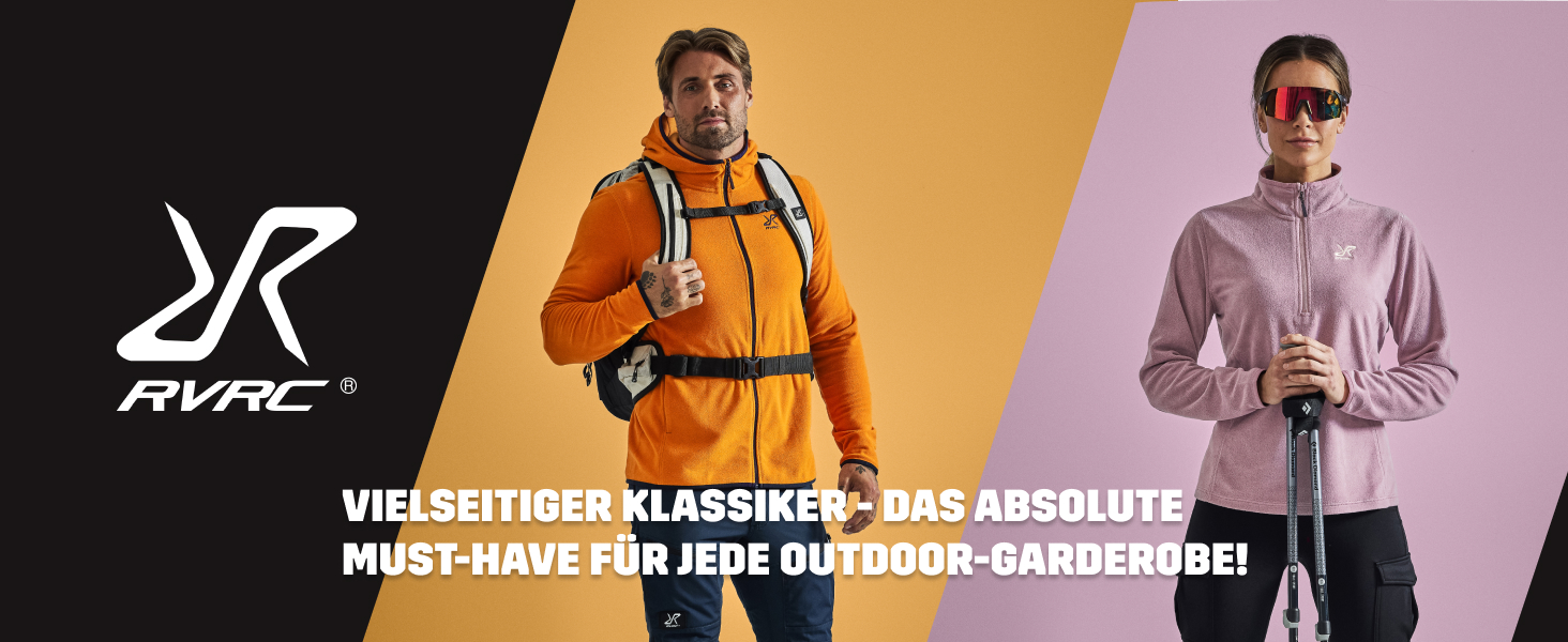 Флісова худі RevolutionRace Hiker для чоловіків, чорний, легка та еластична