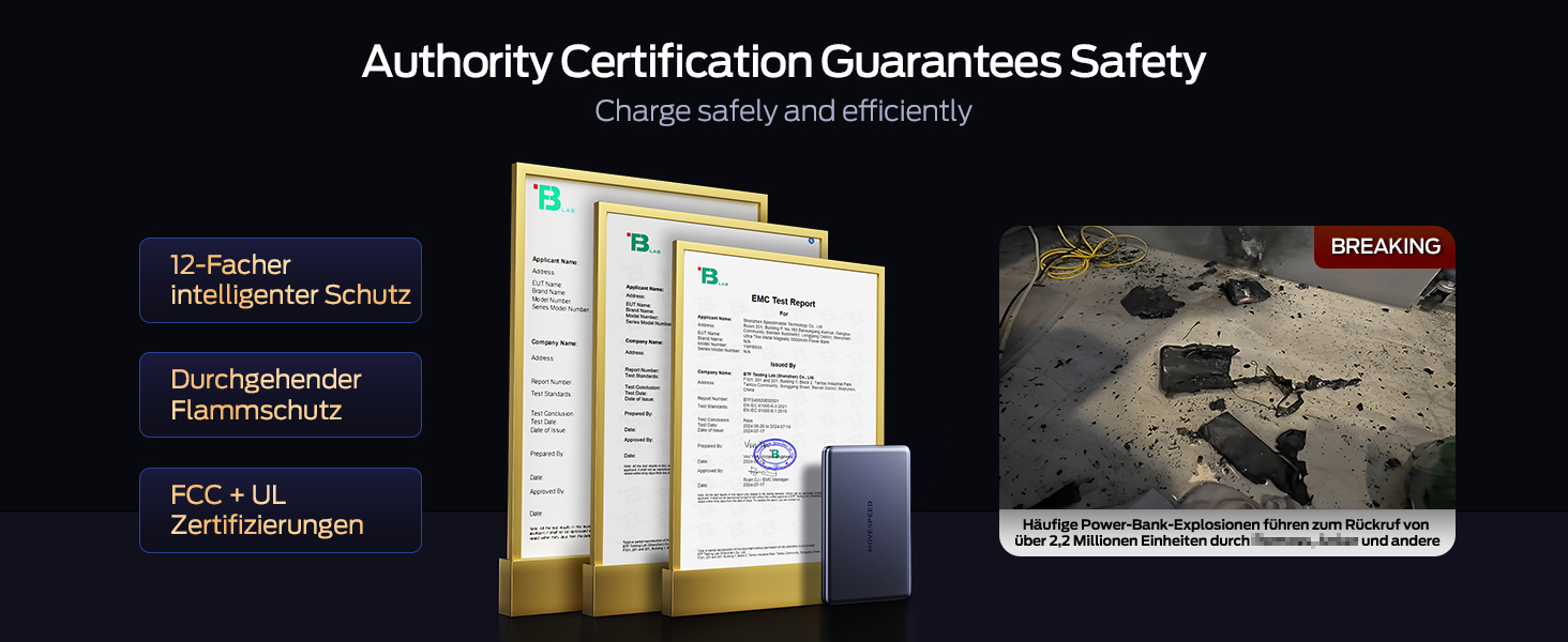 Power Bank MOVESPEED MagSafe 5000mAh Space Grau - Бездротовий зарядний пристрій для iPhone