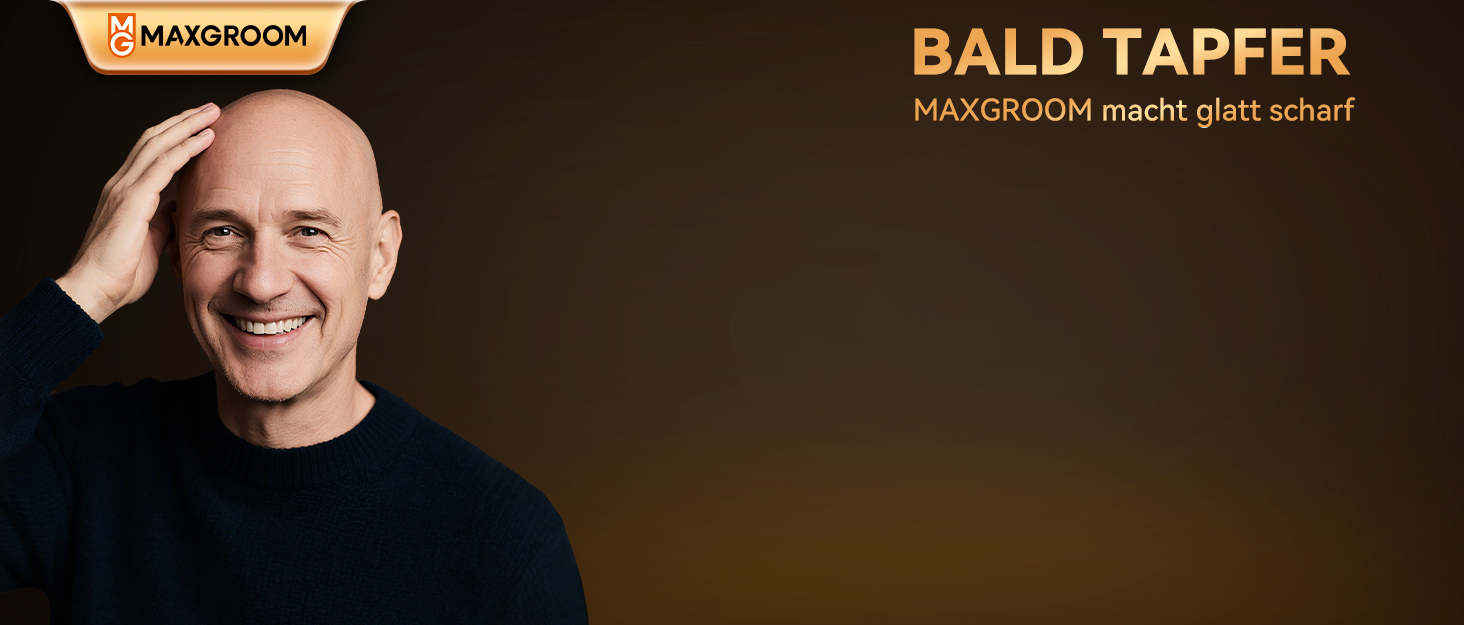 Професійний електричний стайлер для гоління голови 7D PRO Glatzen Rasierer для чоловіків. Водонепроникний (IPX6), з плаваючою головкою, акумулятор 1400mAh, швидкість 8800RPM, золота головка, USB-C, 0 мм