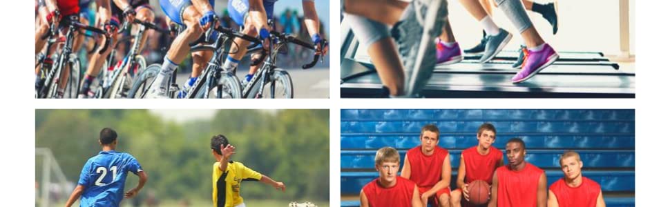 Спортивні пляшки для води 50 Strong, набір з 6, 650 мл, BPA Free, різні кольори, легка кришка Push/Pull, для команди