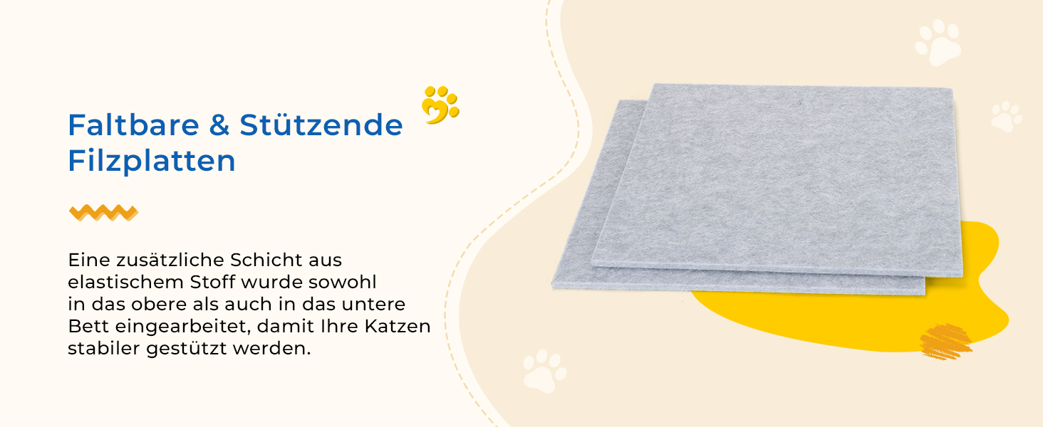 Кігтеточка-будиночок для котів Dripex з 2 поверхів, філц, з подушкою, 30 x 35 x 35 см (Сова)